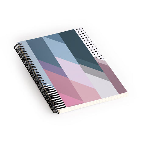 Mareike Boehmer Geometry Blocking 9 Spiral Notebook