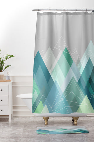 Mareike Boehmer Graphic 107 Y Shower Curtain And Mat