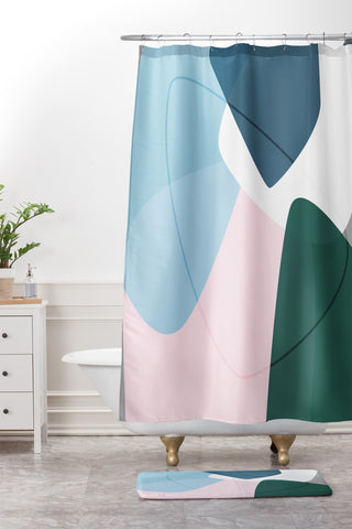 Mareike Boehmer Graphic 150 E Shower Curtain And Mat