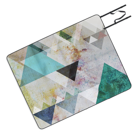 Mareike Boehmer Graphic 3 Blue Picnic Blanket