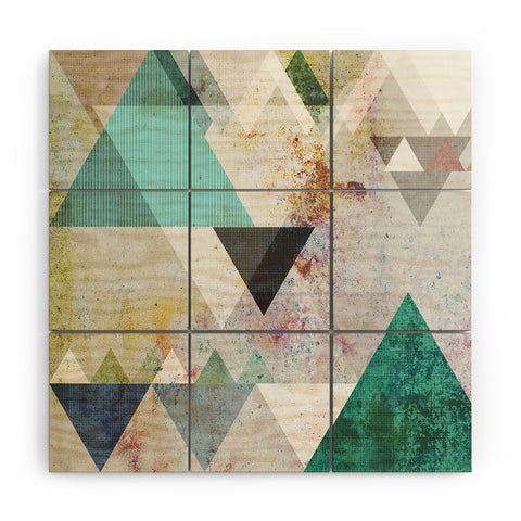 Mareike Boehmer Graphic 3 Blue Wood Wall Mural