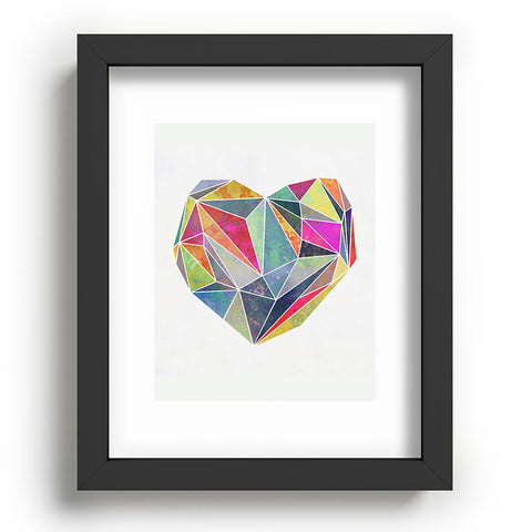Mareike Boehmer Heart Graphic 5 X Recessed Framing Rectangle