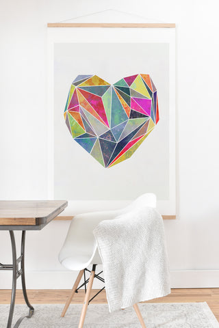 Mareike Boehmer Heart Graphic 5 X Art Print And Hanger