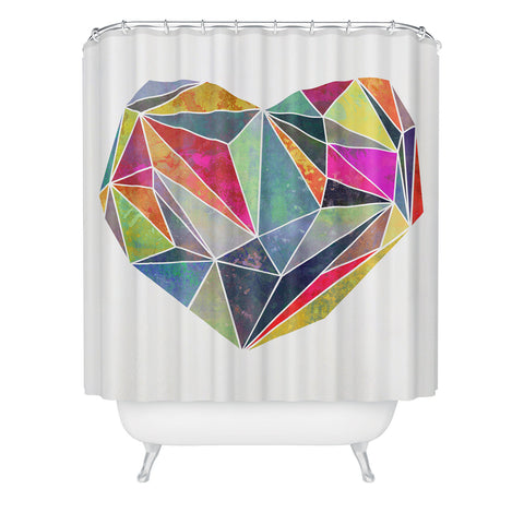 Mareike Boehmer Heart Graphic 5 X Shower Curtain