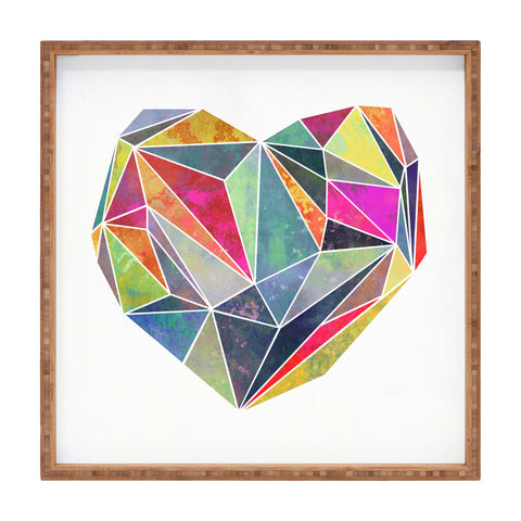 Mareike Boehmer Heart Graphic 5 X Square Tray