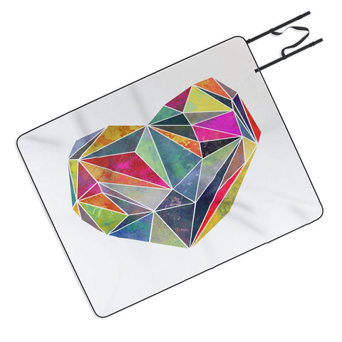 Mareike Boehmer Heart Graphic 5 X Picnic Blanket