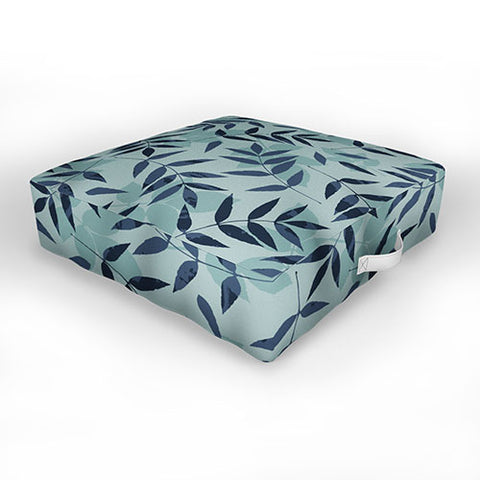 Mareike Boehmer Leaves Scattered 1 Outdoor Floor Cushion