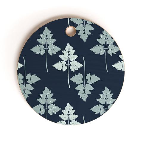 Mareike Boehmer Leaves Up and Down 1 Cutting Board Round