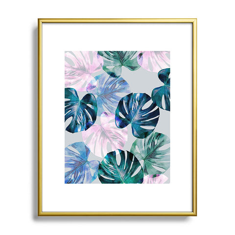 Mareike Boehmer Monstera 4 Metal Framed Art Print