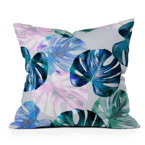Mareike Boehmer Monstera 4 Throw Pillow