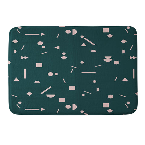 Mareike Boehmer My Favorite Pattern 4 Memory Foam Bath Mat