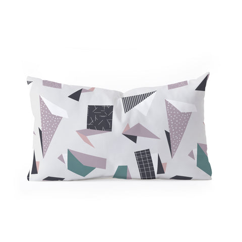 Mareike Boehmer Origami 90s 1 Oblong Throw Pillow