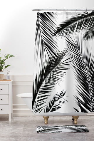 Mareike Boehmer Palm Leaves 10 Shower Curtain And Mat