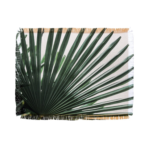 Mareike Boehmer Palm Leaves 13 Throw Blanket