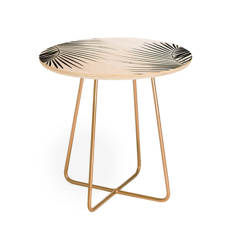 Mareike Boehmer Palm Leaves 9 Round Side Table