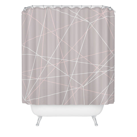 Mareike Boehmer Pastel Lines 1 Shower Curtain