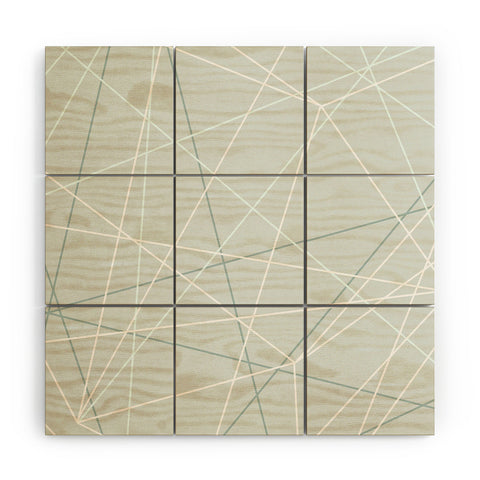Mareike Boehmer Pastel Lines 2 Wood Wall Mural