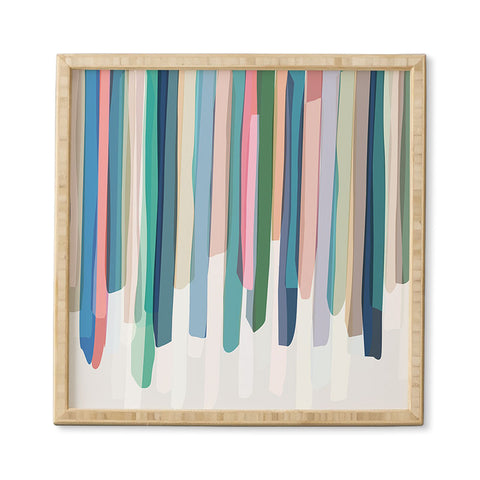 Mareike Boehmer Pastel Stripes 2 Framed Wall Art