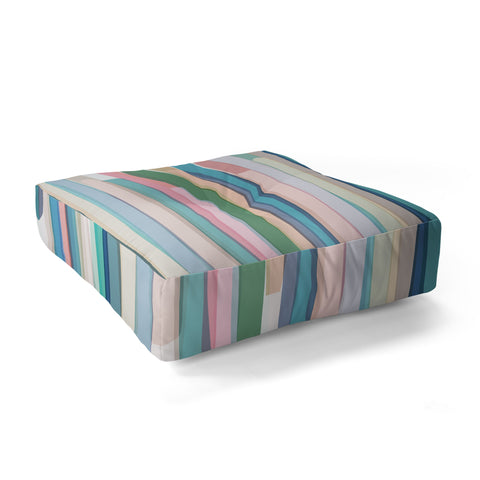 Mareike Boehmer Pastel Stripes 2 Floor Pillow Square