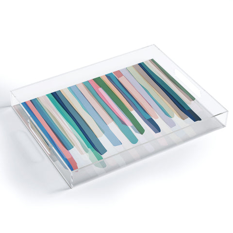 Mareike Boehmer Pastel Stripes 2 Acrylic Tray