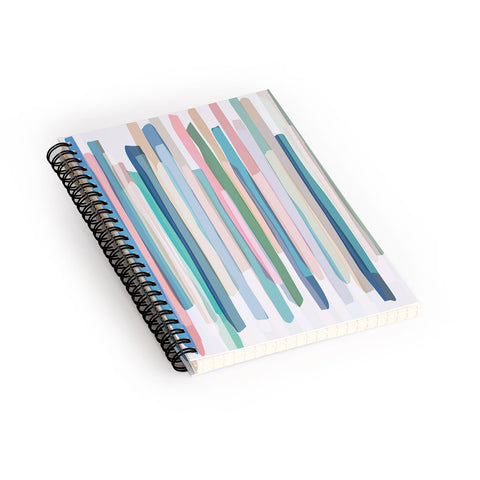 Mareike Boehmer Pastel Stripes 2 Spiral Notebook