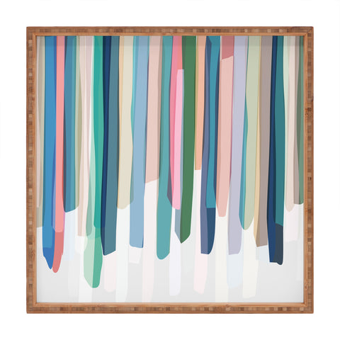 Mareike Boehmer Pastel Stripes 2 Square Tray