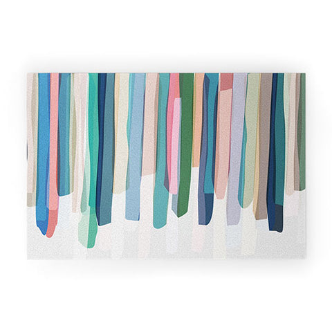 Mareike Boehmer Pastel Stripes 2 Welcome Mat