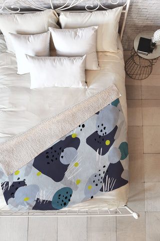 Mareike Boehmer Playground Diversity Fleece Throw Blanket