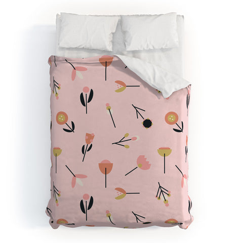 Mareike Boehmer Scandinavian Summer Flowers 1 Duvet Cover