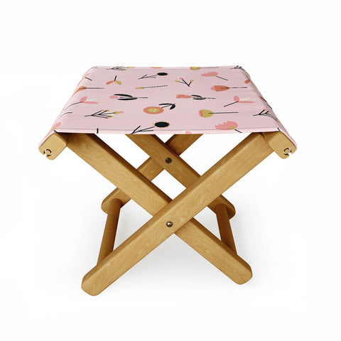 Mareike Boehmer Scandinavian Summer Flowers 1 Folding Stool