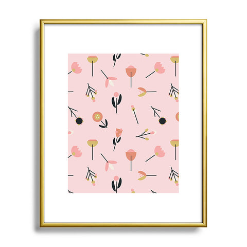 Mareike Boehmer Scandinavian Summer Flowers 1 Metal Framed Art Print