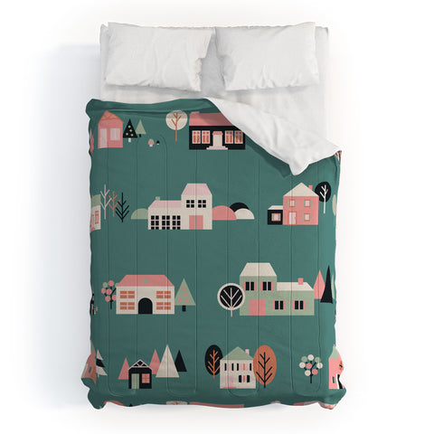 Mareike Boehmer Scandinavian Summer Houses 1 Comforter