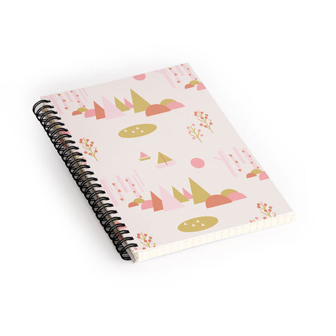 Mareike Boehmer Scandinavian Summer Land 1 Spiral Notebook