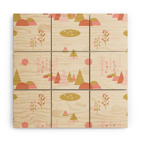 Mareike Boehmer Scandinavian Summer Land 1 Wood Wall Mural