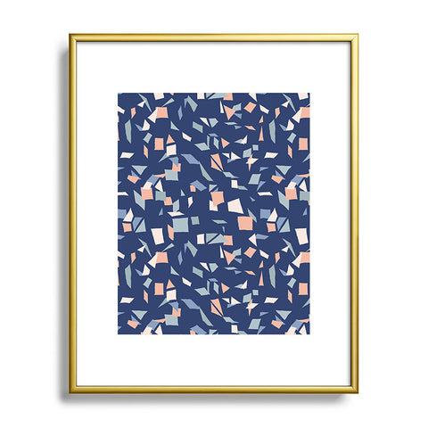 Mareike Boehmer Sketched Confetti 1 Metal Framed Art Print