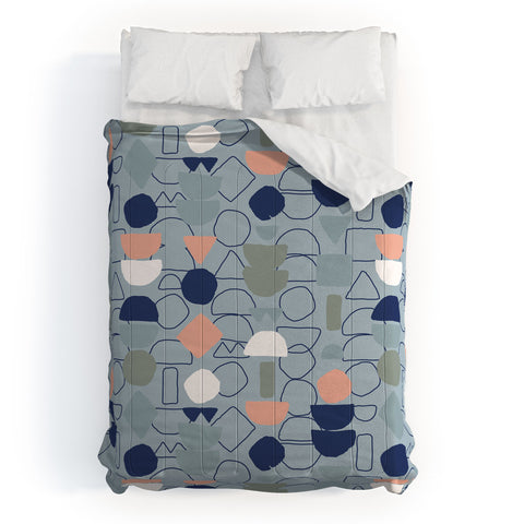 Mareike Boehmer Sketched Lined Up 1 Comforter