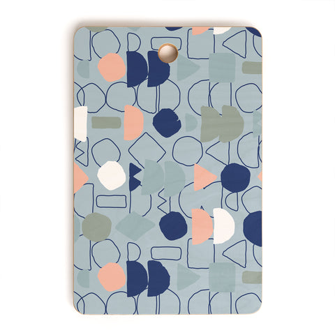 Mareike Boehmer Sketched Lined Up 1 Cutting Board Rectangle