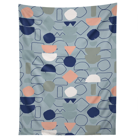 Mareike Boehmer Sketched Lined Up 1 Tapestry