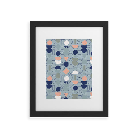 Mareike Boehmer Sketched Lined Up 1 Framed Art Print