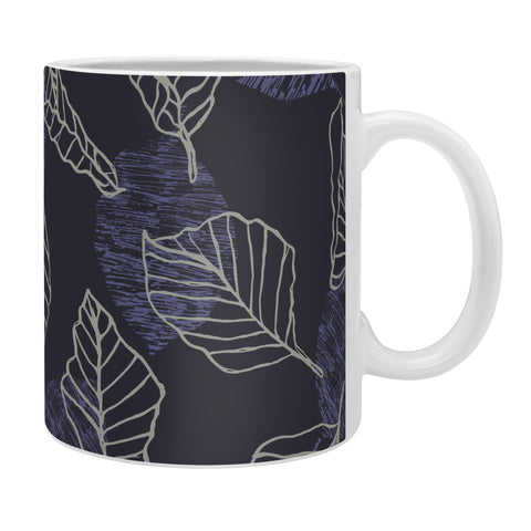 Mareike Boehmer Sketched Nature Leaves 1 Coffee Mug
