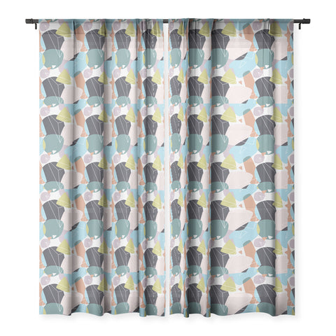 Mareike Boehmer Stones Mixed Up 1 Sheer Window Curtain