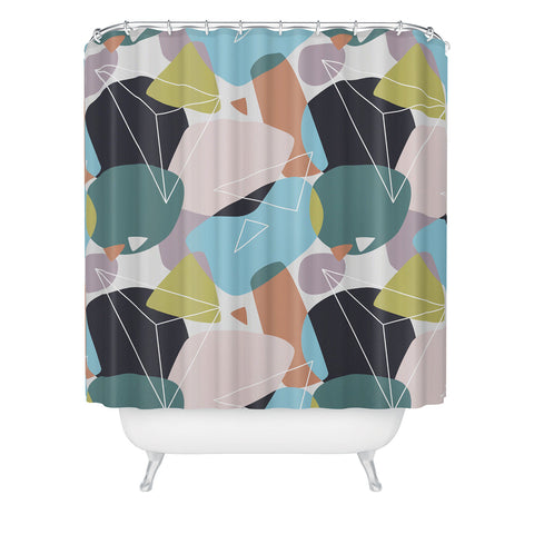 Mareike Boehmer Stones Mixed Up 1 Shower Curtain