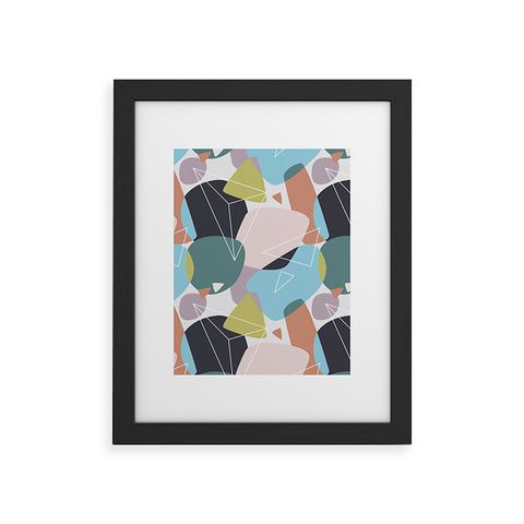 Mareike Boehmer Stones Mixed Up 1 Framed Art Print