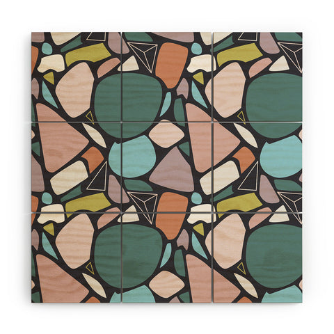 Mareike Boehmer Stones Orderly 1 Wood Wall Mural