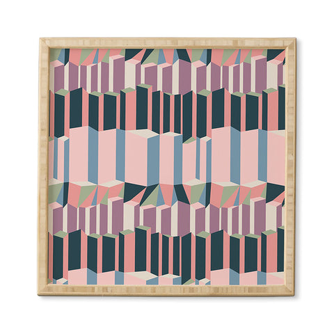 Mareike Boehmer Straight Geometry City 1 Framed Wall Art