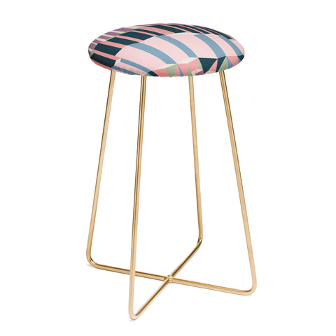 Mareike Boehmer Straight Geometry City 1 Counter Stool