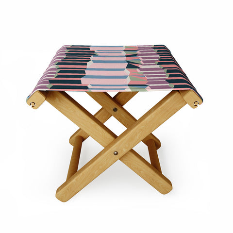 Mareike Boehmer Straight Geometry City 1 Folding Stool