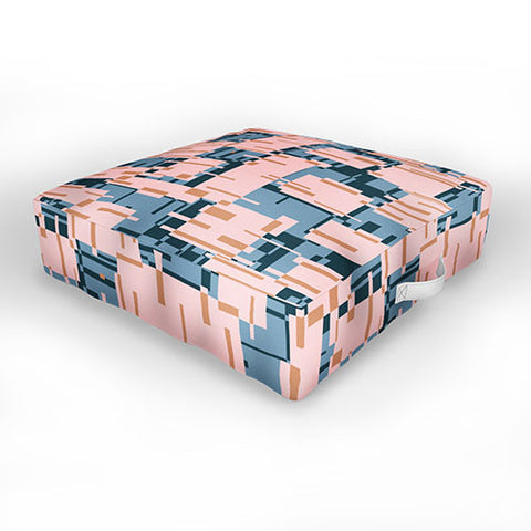 Mareike Boehmer Straight Geometry Connected 1 Outdoor Floor Cushion