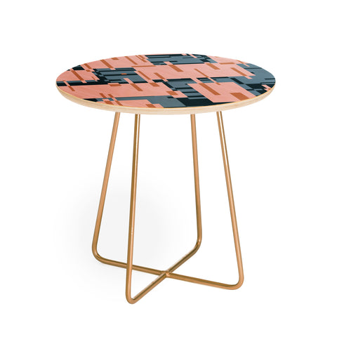 Mareike Boehmer Straight Geometry Connected 1 Round Side Table