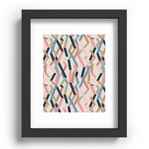 Mareike Boehmer Straight Geometry Ribbons 1 Recessed Framing Rectangle